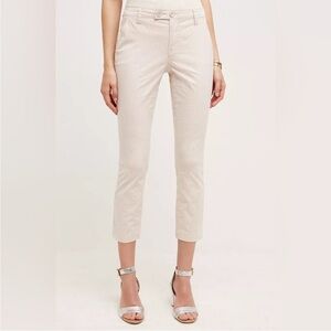 Anthropologie Pilcro & the Letterpress Blush Striped Crop Pants